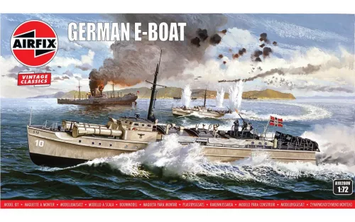 Klasszikus modell   A10280V - German E-Boat (1:72)