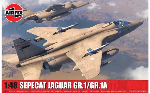 Klasszikus repülőgép modell A11010 - SEPECAT Jaguar GR.1/GR.1A (1:48)