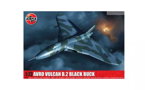 Klasszikus repülőgép modell A12013 - Avro Vulcan B.2 Black Buck (1:72)