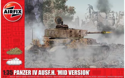 Klasszikus modell tank A1351 - Panzer IV Ausf.H, Mid Version (1:35)