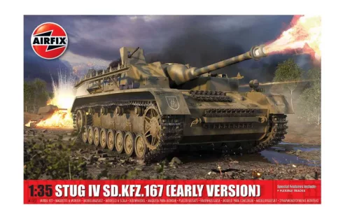 Klasszikus modell tank A1377 - Stug IV Sd.Kfz.167 (1:35)