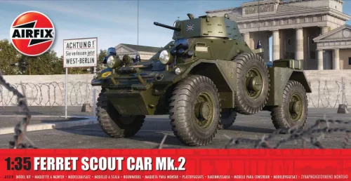 Klasszikus modell military A1379 - Ferret Scout Car Mk.2 (1:35)