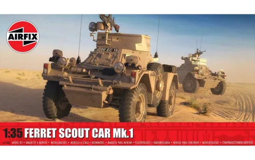 Klasszikus modell military A1386 - Ferret Scout Car Mk.1 (1:35)
