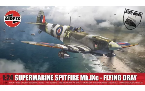 Klasszikus repülőgép modell A17001A - Supermarine Spitfire Mk.IXc - Flying Dray (1:24)