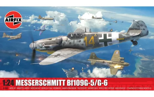 Klasszikus repülőgép modell A17003 - Messerschmitt Bf109G-5/G-6 (1:24)