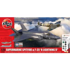   Gift Set repülőgép A50190 - 'Then and Now' Spitfire Mk.Vc & F-35B Lightning II (1:72)