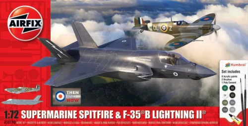 Gift Set repülőgép A50190 - 'Then and Now' Spitfire Mk.Vc & F-35B Lightning II (1:72)
