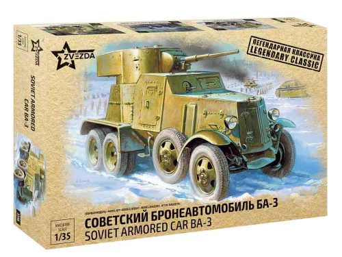 Katonai modell 3546 - BA-3 Armored Car (re-release) (1:35)