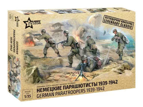 Modell 3628 - German Paratroops WWII (1:35)