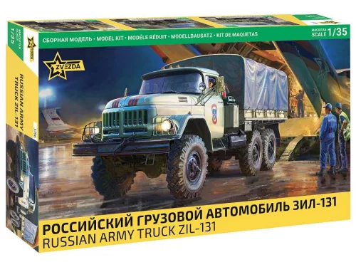 Katonai modell 3706 - Soviet teherautó ZIL-131 (1:35)