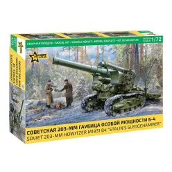 Katonai modell 5085 - M1931 (B-4) 203mm Howitzer (1:72)