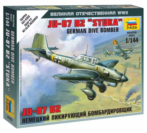 Snap Kit repülőgép 6123 - Junkers JU-87 Stuka (1:144)