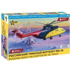   Helikopter modell 7054 - Russian heavy helicopter MI-26 "Halo" (1:144)
