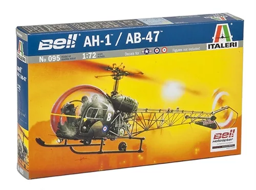 Helikopter modell 0095 - AH-1/AB-47 (1:72)