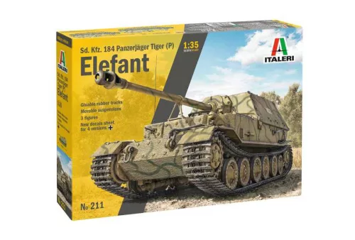 Katonai modell 0211 - Sd.Kfz.184 PanzerJaeger Elefant (1:35)