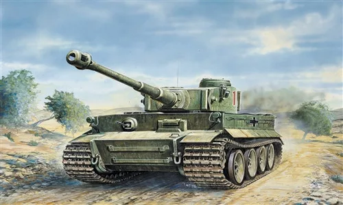 Katonai modell 0286 - TIGER I AUSF. E/H1 (1:35)