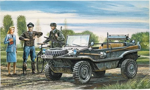 Katonai modell 0313 - Kfz. 69 SCHWIMMWAGEN (1:35)