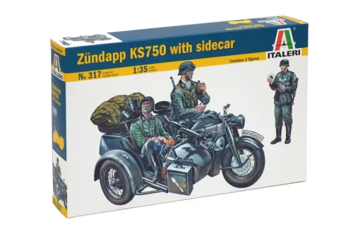 Katonai modell 0317 - ZÜNDAPP KS750 (1:35)