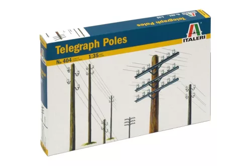 Modell motorkerékpár 0404 - TELEGRAPH POLES (1:35)