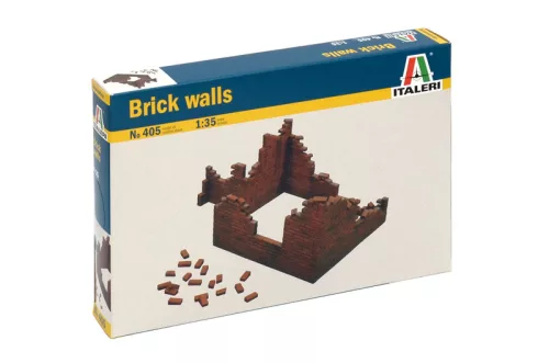 Épület makett 0405 - BRICK WALLS (1:35)