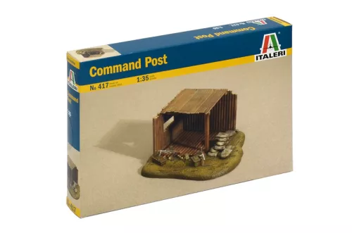 Épület makett 0417 - COMMAND POST (1:35)