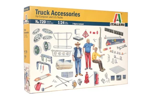 Modell motorkerékpár 0720 - teherautó ACCESSORIES (1:24)