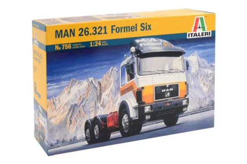 Modell teherautó 0756 - MAN 26.321 FORMEL SIX (1:24)