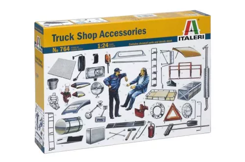 Modell motorkerékpár 0764 - teherautó ACCESSORIES (1:24)