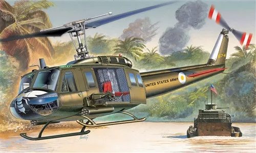 Helikopter modell 1247 - UH-1D IROQUOIS (1:72)