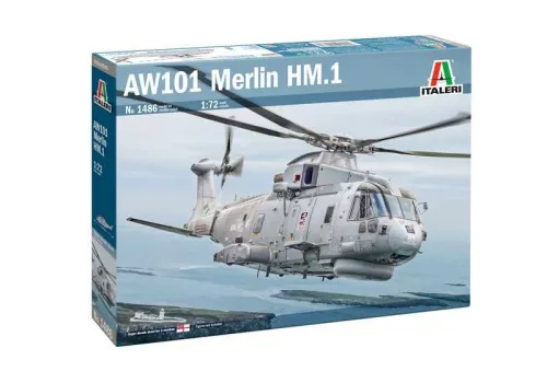 Helikopter modell 1486 - AW-101 Merlin HM.1 (1:72)