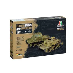 Tank modell 25768 - Italian tanks and semoventi (1:56)