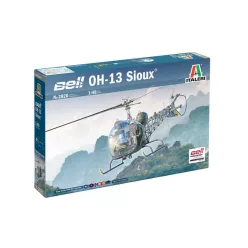 Helikopter modell 2820 - OH-13 Sioux Corean War (1:48)