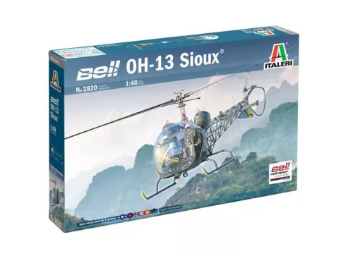 Helikopter modell 2820 - OH-13 Sioux Corean War (1:48)