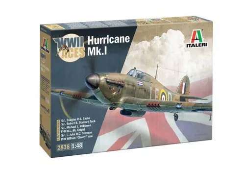Repülőgép modell 2838 - Hurricane Mk.I aces (1:48)