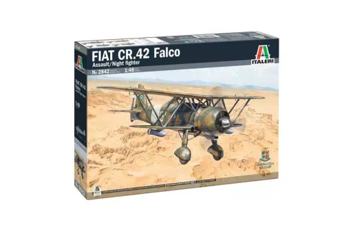 Repülőgép modell 2842 - FIAT CR.42 Falco Assault/Night Fight (1:48)