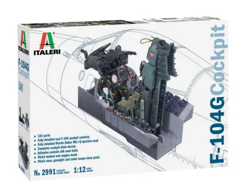 Modell kokpit 2991 - F-104 G STARFIGHTER COCKPIT (1:12)
