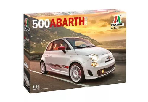 Autó modell 3674 - 500 Abarth (2008) (1:24)