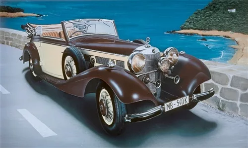 Autó modell 3701 - MERCEDES BENZ 540K (1:24)