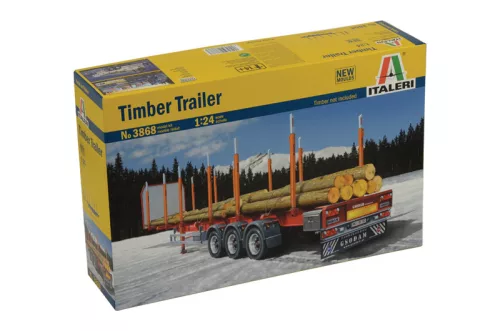 Modell pótkocsi 3868 - TIMBER TRAILER (1:24)