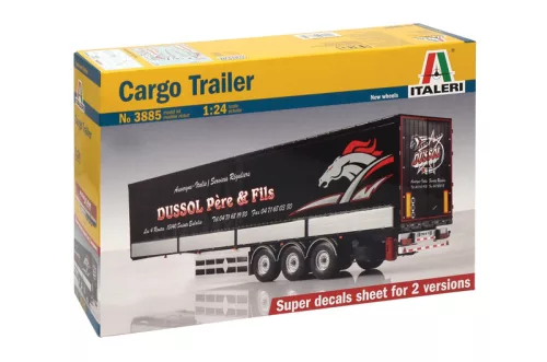 Modell pótkocsi 3885 - CARGO TRAILER (1:24)
