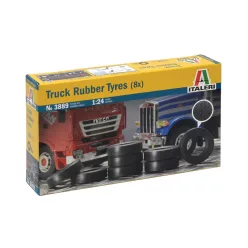   Modell motorkerékpár 3889 - teherautó RUBBER TYRES (8x) (1:24)