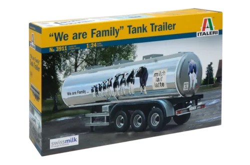 Modell pótkocsi 3911 - CLASSIC TANK TRAILER "We are family" (1:24)