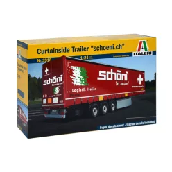 Modell pótkocsi 3918 - Curtainside Trailer (1:24)