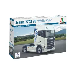   Modell teherautó 3965 - Scania S770 V8 "White Cab" (1:24)