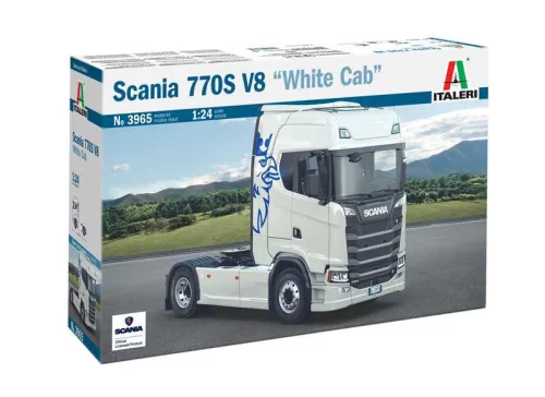 Modell teherautó 3965 - Scania S770 V8 "White Cab" (1:24)