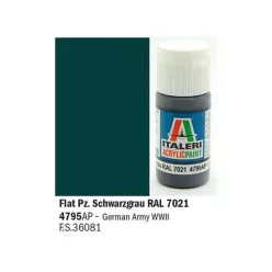   Italeri akril festék 4795AP - Flat Pz. Schwarzgrau RAL 7021 20ml