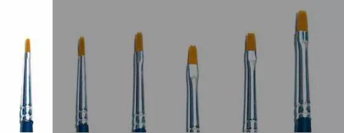 Brush Synthetic Flat - SINGLE PACK 52221 - lapos szintetikus ecset(méret 000)
