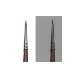   Synthetic round brush with brown tip - SINGLE PACK 52281 - ecset (méret 0/10)