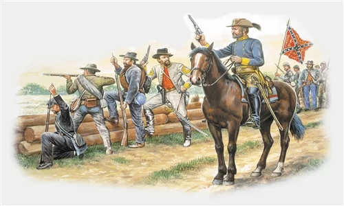 Modell 6014 - CONFEDERATE INFANTRY (AMERICAN CIVIL WAR) (1:72)