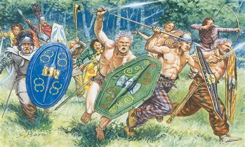 Modell 6022 - GAULS WARRIORS (I-II CENTURY B.C.) (1:72)